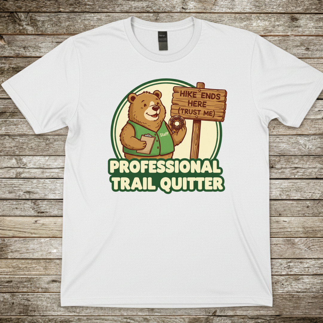 Printify T-Shirt White / S Professional Trail Quitter T-Shirt Professional Trail Quitter T-Shirt