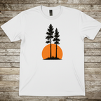 Printify T-Shirt White / S Sunset Pine T-Shirt Sunset Pine T-Shirt