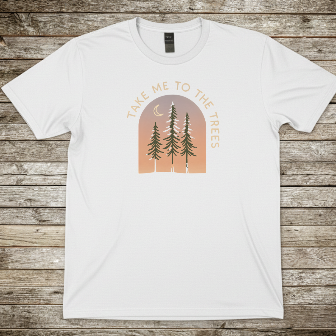 Printify T-Shirt White / S Take Me to the Trees T-Shirt Take Me to the Trees T-Shirt
