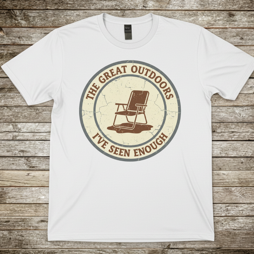 Printify T-Shirt White / S The Great Outdoors T-Shirt The Great Outdoors T-Shirt