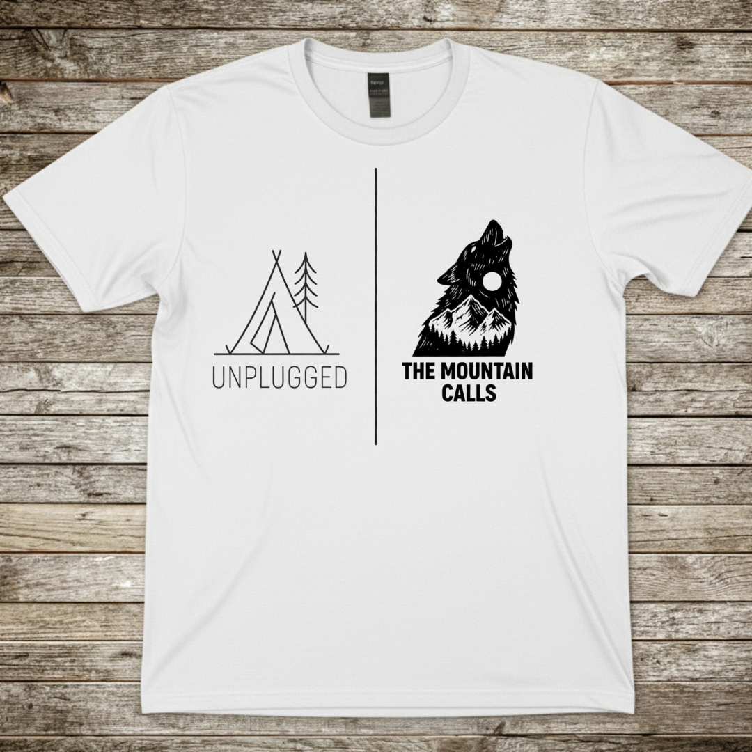 Printify T-Shirt White / S The Mountain Calls T-Shirt The Mountain Calls T-Shirt