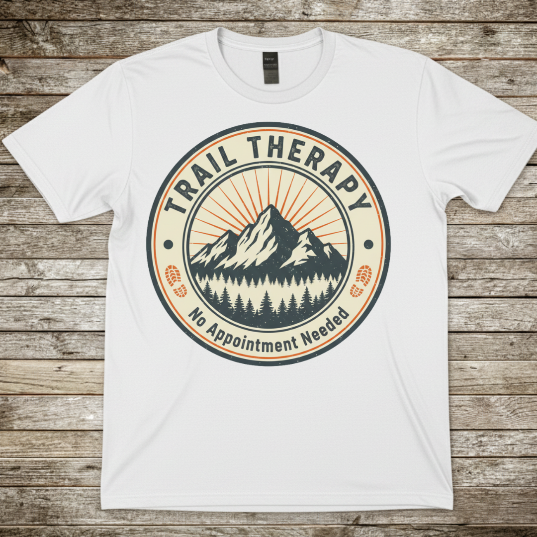 Printify T-Shirt White / S Trail Therapy T-Shirt Trail Therapy T-Shirt