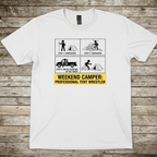 Printify T-Shirt White / S Weekend Camper T-Shirt Weekend Camper T-Shirt