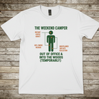 Printify T-Shirt White / S Weekend Camper T-Shirt Weekend Camper T-Shirt